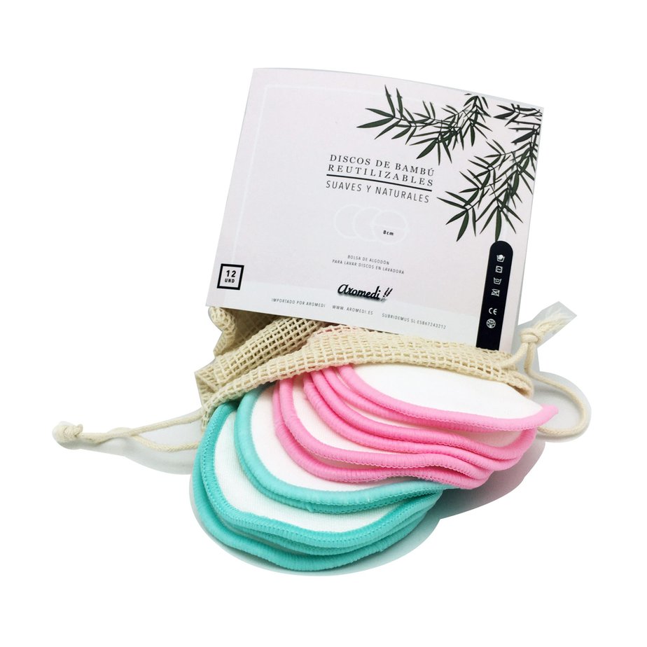 Discos Desmaquillantes de Bambú Reutilizables